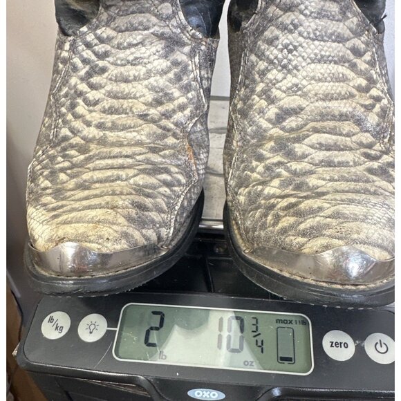 Westex Mens 9D Snake Leather Cowboy Boots - Picture 7 of 16